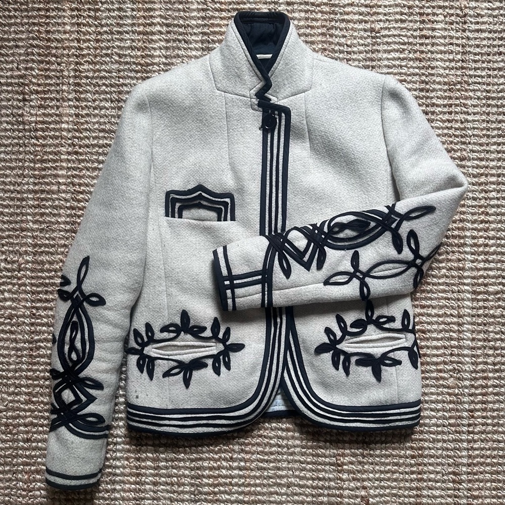 -SOLD- Isabel Marant Embroidered Wool Jacket